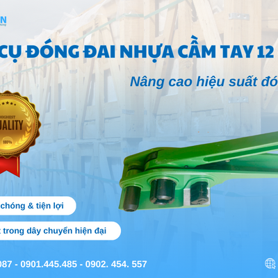 Dụng cụ đóng đai nhựa cầm tay 12 - 25mm