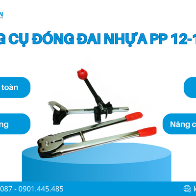 Dụng cụ đóng đai nhựa PP 12-16mm