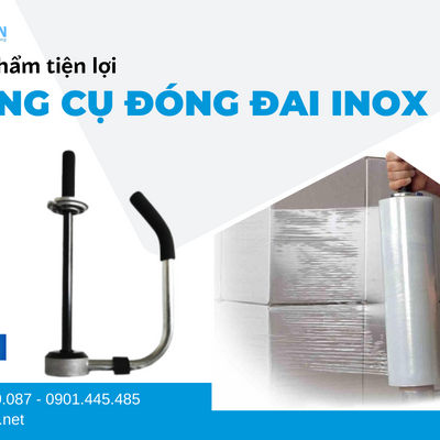 Dụng cụ quấn màng PE bằng inox cầm tay