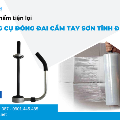 Dụng cụ quấn màng PE bằng tay sơn tĩnh điện - Kiện Toàn