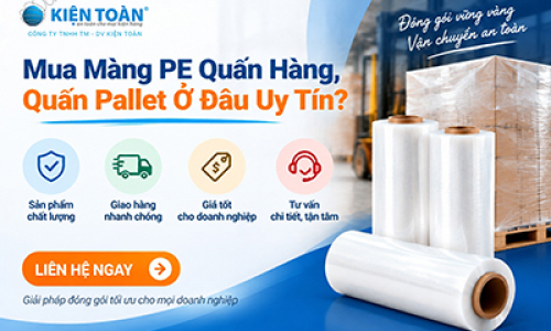 Mua Màng PE Quấn Hàng, Quấn Pallet Ở Đâu Uy Tín?