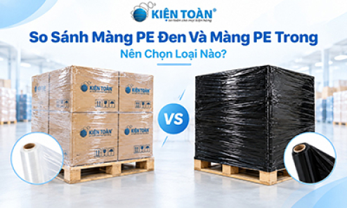So Sánh Màng PE Đen Và Màng PE Trong: Nên Chọn Loại Nào?