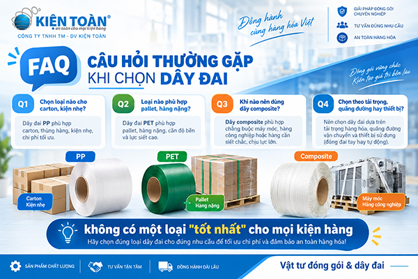 Câu hỏi thường gặp về dây đai nhựa bán chạy PP PET Composite