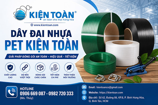 Dây đai nhựa PET Kiện Toàn