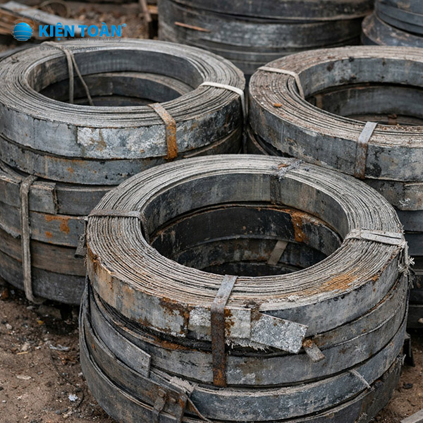 dây đai thép kém chất lượng