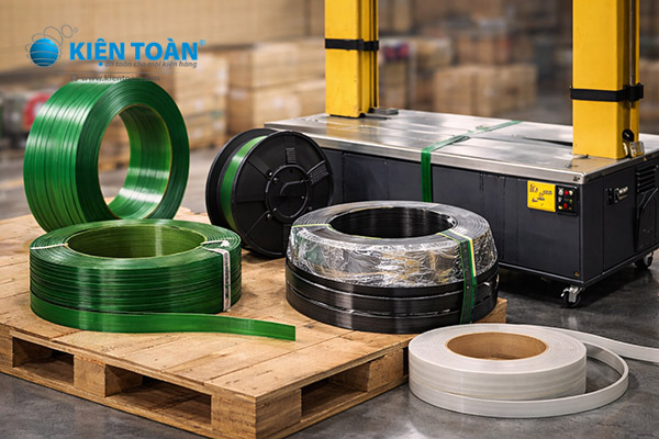 kết hợp máy đóng đai và dây đai đúng cách