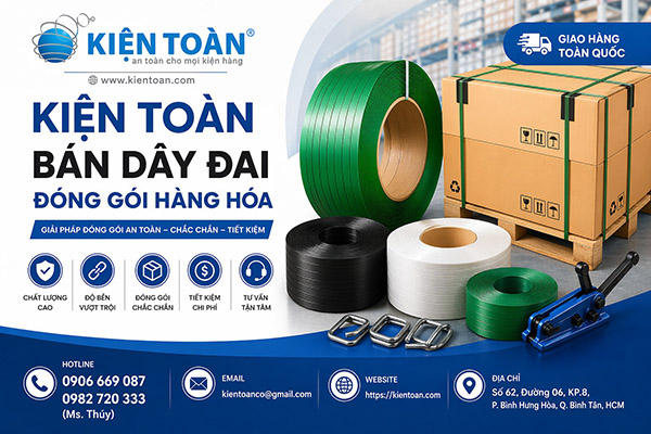 Kiện Toàn bán dây đai đóng gói hàng hóa